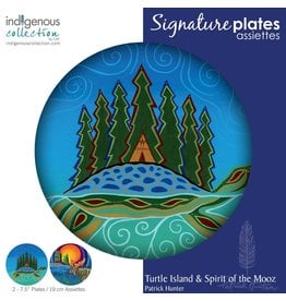 Turtle Island & Spirit of Mooz by Patrick Hunter Plate