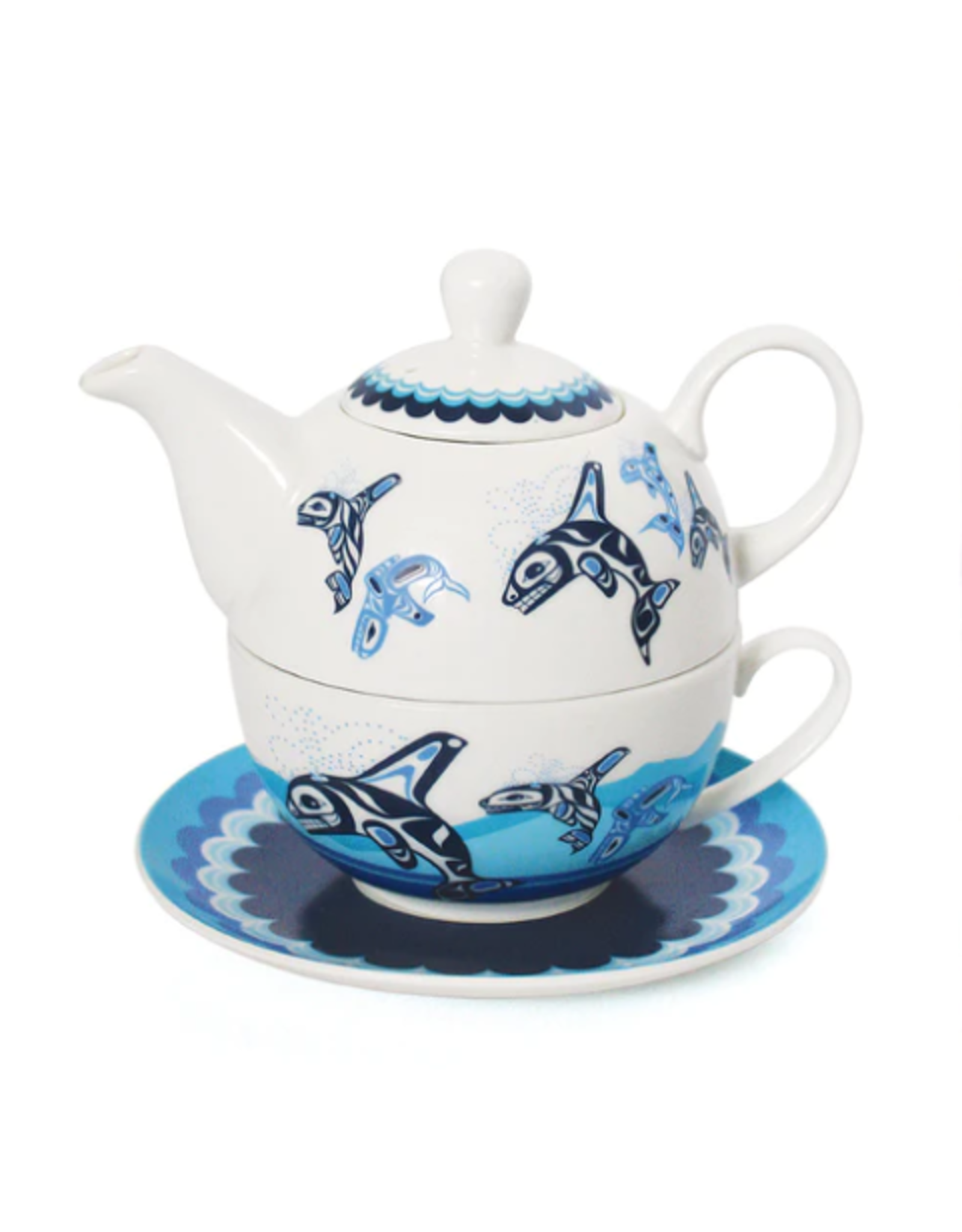 Tea for One Set - Orca Family