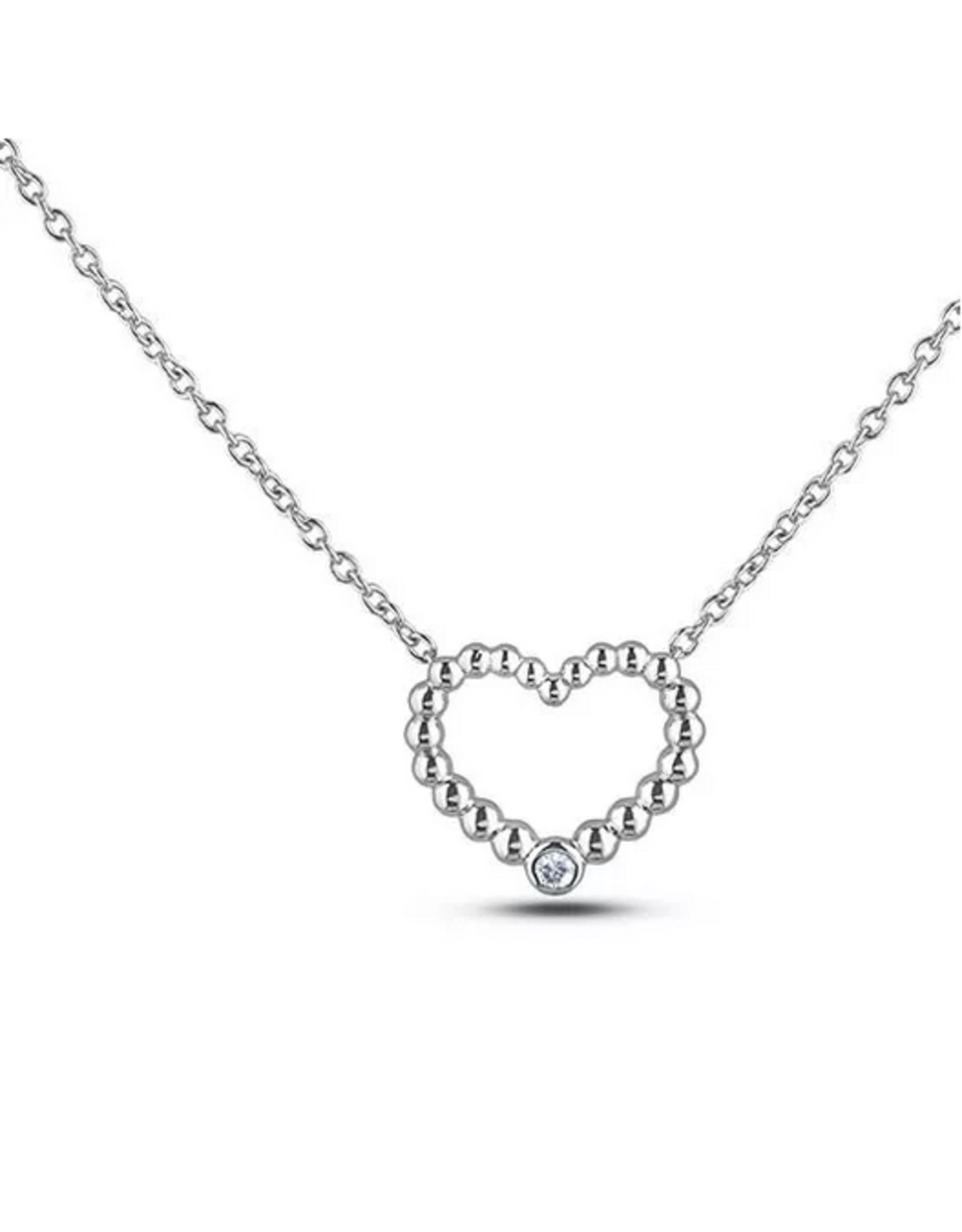 Heart Silver Pendant - PLDP17