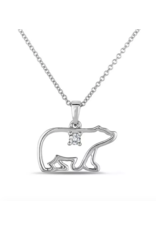 Polar Bear Silver Pendant - PLDP05