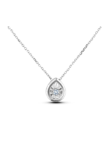 Pear Silver Pendant  - PLDP24