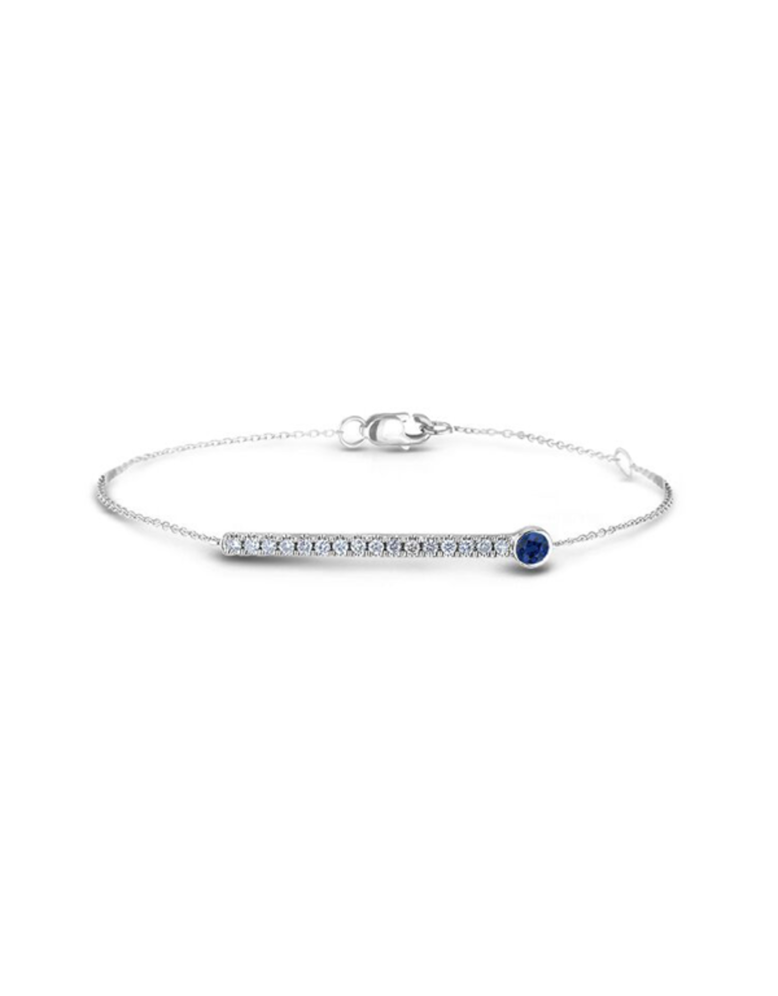 Bracelet Saphir Argent - PLDB08