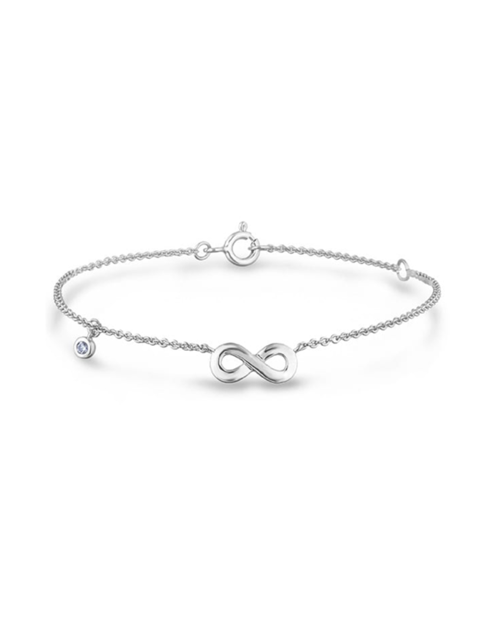 Infinity 2 Silver Bracelet - PLDB07