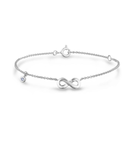 Infinity 2 Silver Bracelet