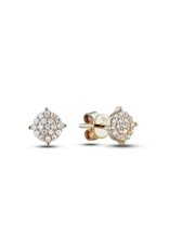 Cluster Earrings Gold - PLDE04