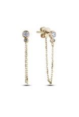 Chain Earrings Gold - PLDE06