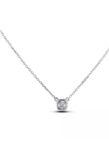 Miracle Cushion Silver Necklace  - PLDP22