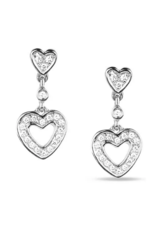 Heart Earrings Silver - PLDE05