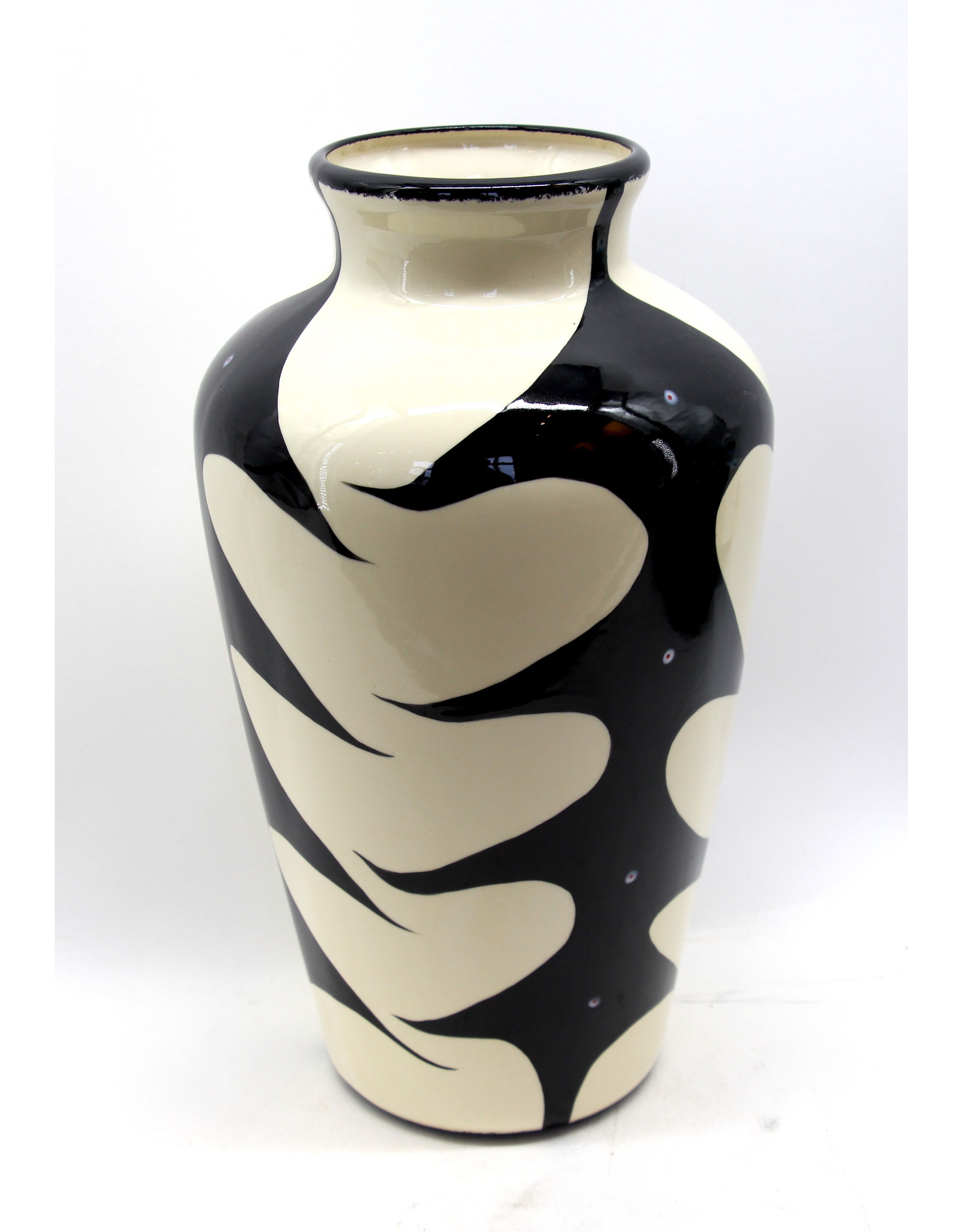 Vase Cattail par Veran Pardeahtan - Blanc