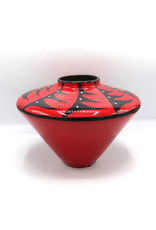 Sedona Vase by Veran Pardeahtan Red - SV2