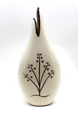 Baja Vase by Veran Pardeahtan - Buffalo White