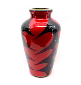 Vase Cattail par Veran Pardeahtan - Rouge
