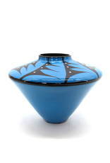 Vase Sedona par Veran Pardeahtan Bleu - SV3