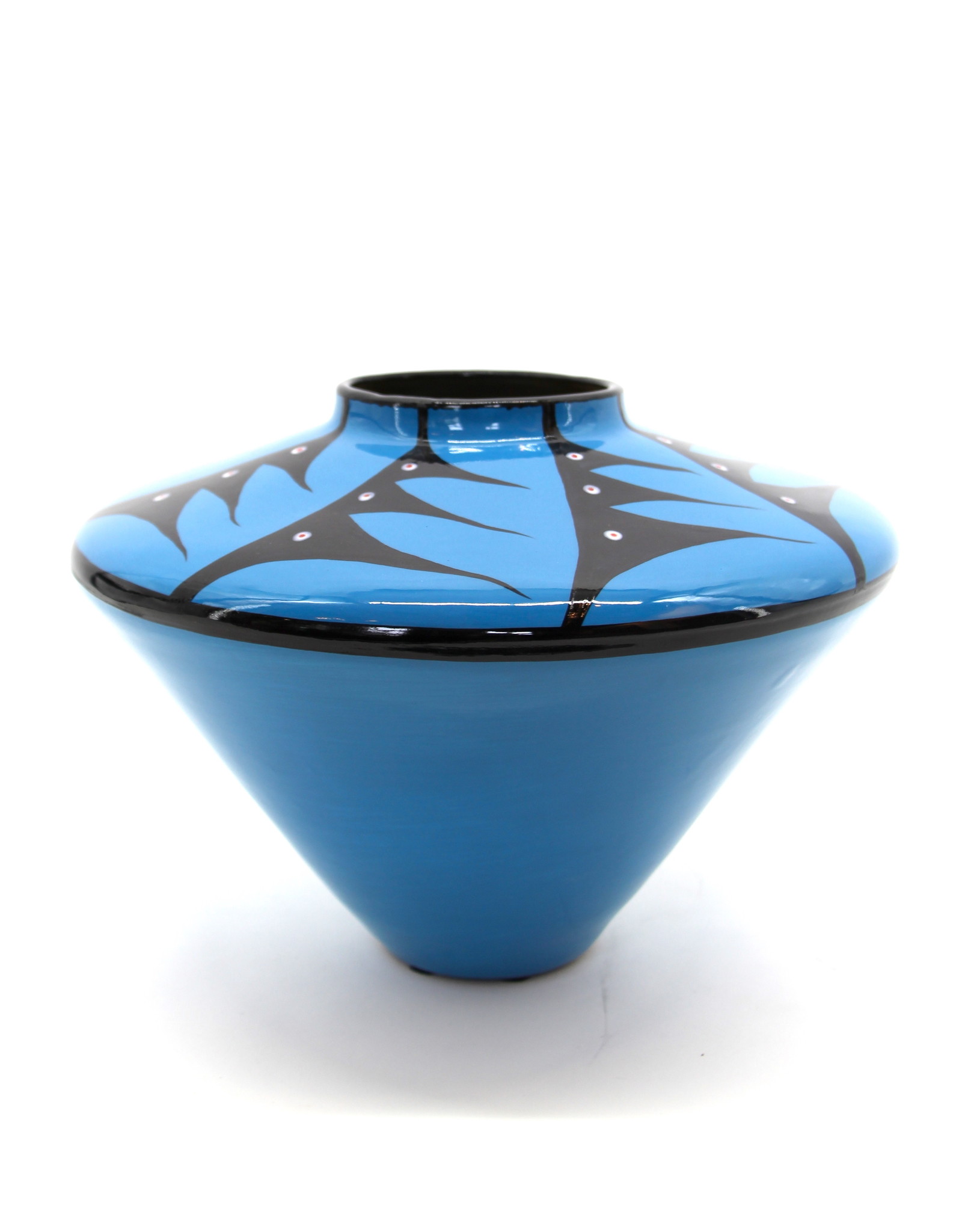 Vase Sedona par Veran Pardeahtan Bleu - SV3