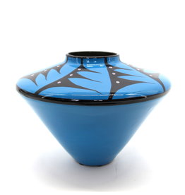 Sedona Vase by Veran Pardeahtan - Blue