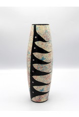 Long Mountain Vase by Veran Pardeahtan Multicolor -LMV5