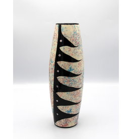 Long Mountain Vase by Veran Pardeahtan - Multicolor