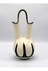 Vase du Mariage High Hoop par Veran Pardeahtan Blanc - HHWV1