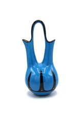 Vase du Mariage High Hoop par Veran Pardeahtan Bleu - HHWV3