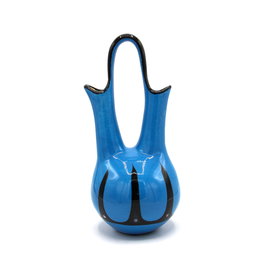 Vase du Mariage High Hoop par Veran Pardeahtan - Bleu