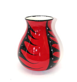 Large Vase d'Eau par Veran Pardehtan - Rouge