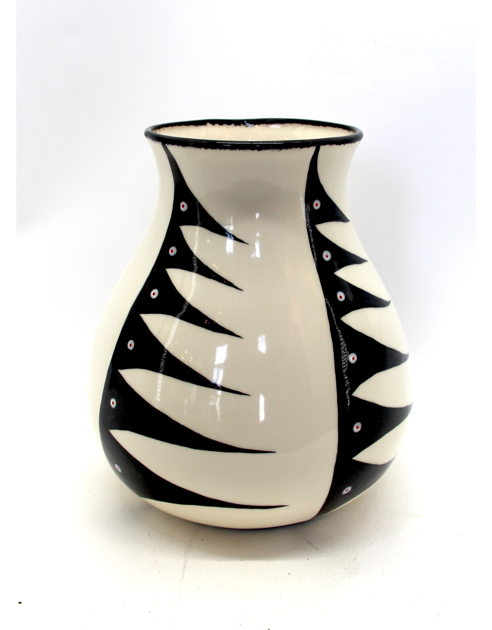 Large Vase d'Eau par Veran Pardehtan - Blanc