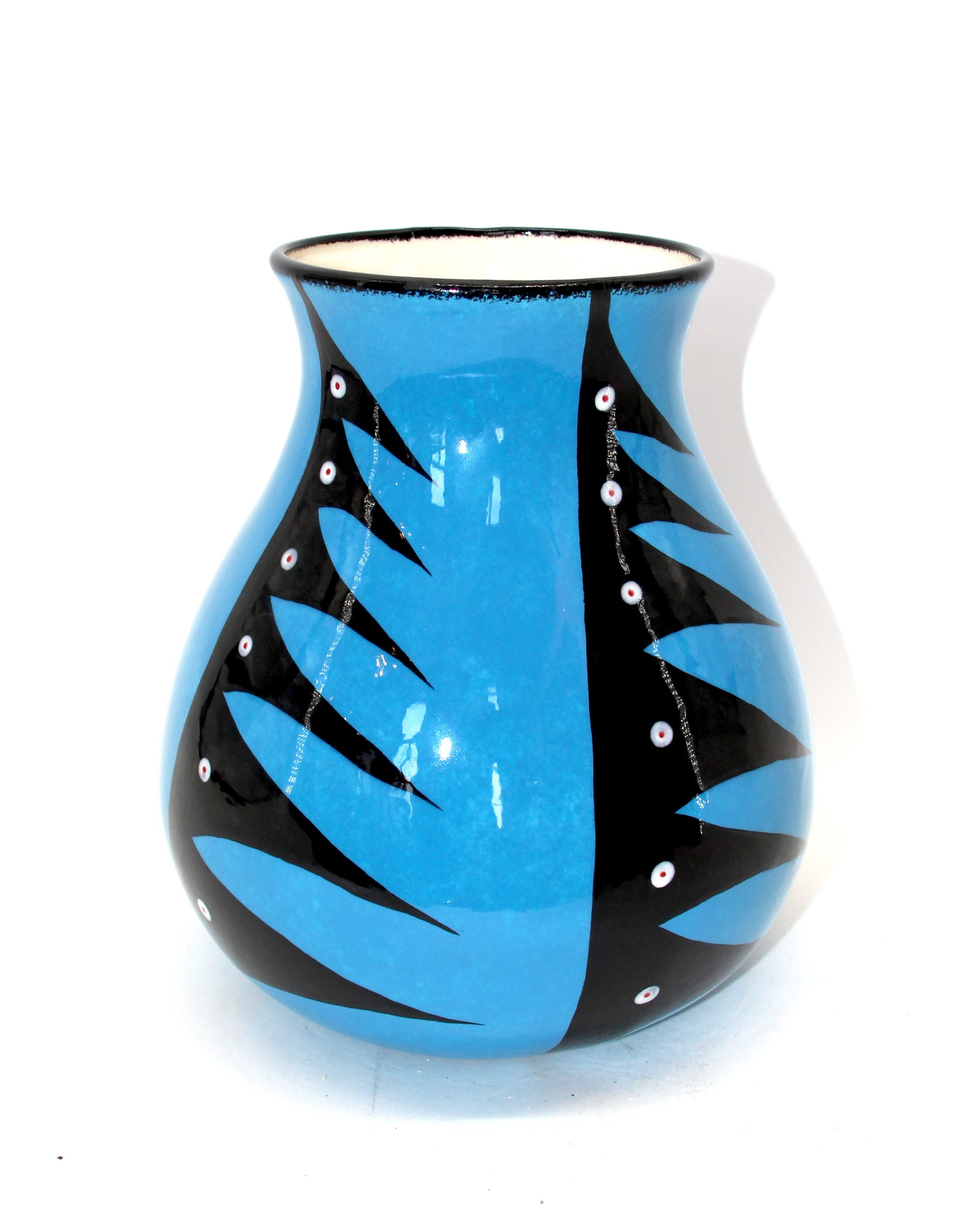 Large Vase d'Eau par Veran Pardehtan - Bleu