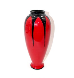 Large Vase Matinal par Veran Pardeahtan - Rouge
