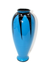 Large Vase Matinal par Veran Pardeahtan - Bleu