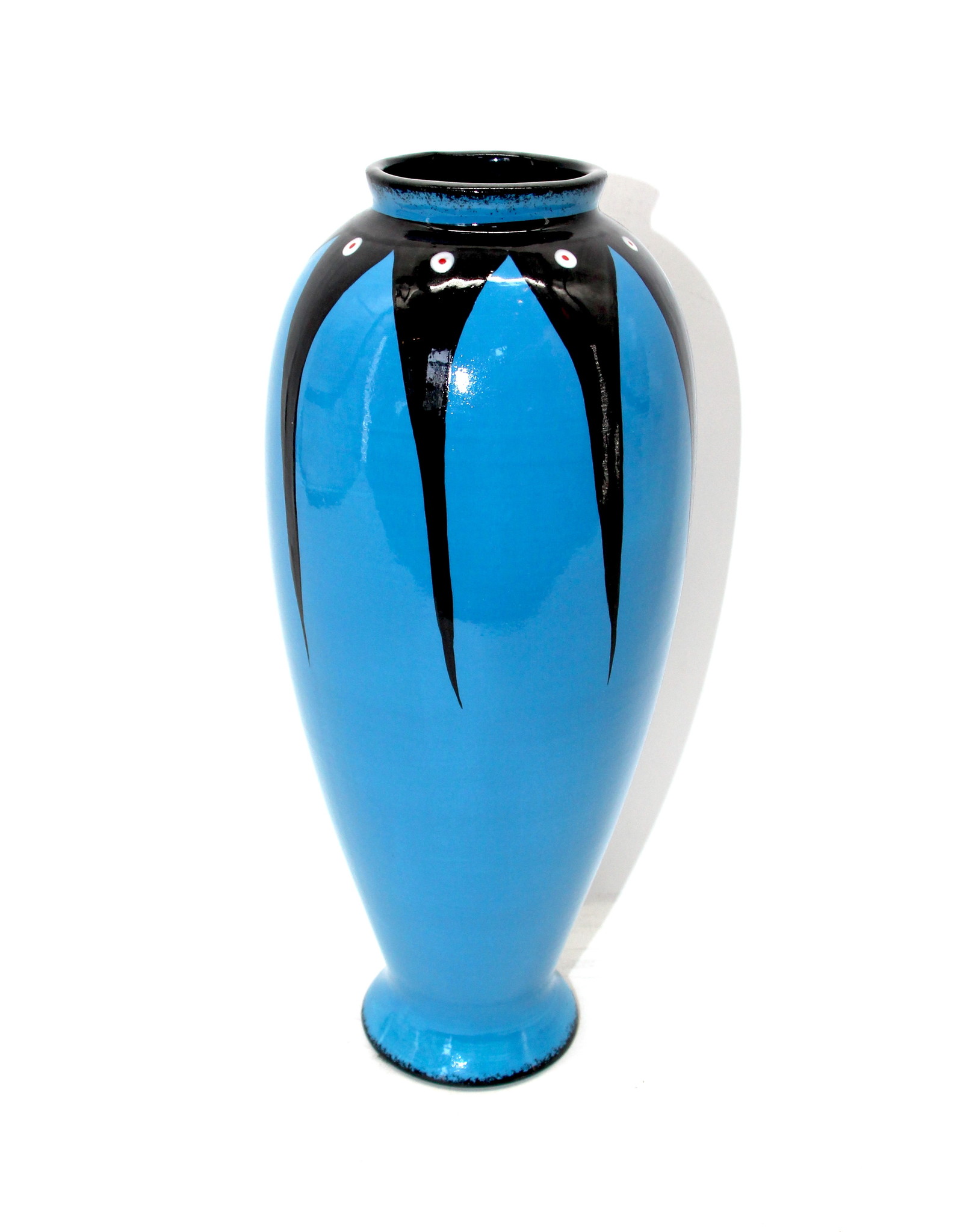Large Vase Matinal par Veran Pardeahtan - Bleu