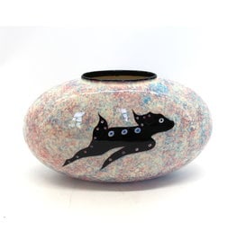 Spirit Animal Vase by Veran Pardeahtan Deer - Multicolor