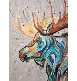 Cree Style Moose par Carla Joseph Montée sur Passe-Partout