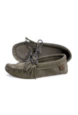 Mocassin Femme Gris en Suede - 160GRL