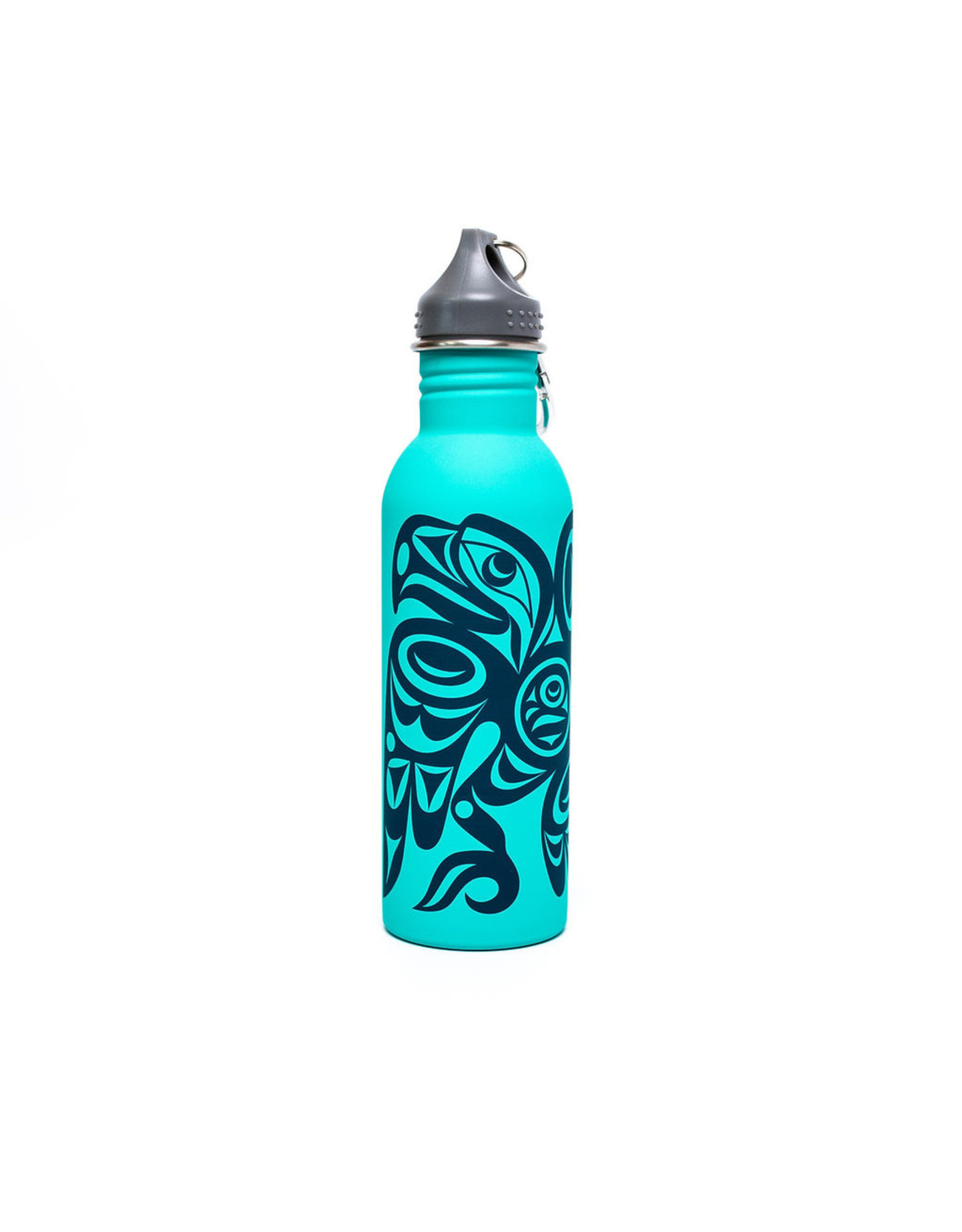 Water Bottle - Salish Eagle by Joe Wilson-Sxwaset - WBS26