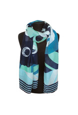 Eco Scarf - Moon Phases by Maynard Johnny, Jr. (ESCARF24)