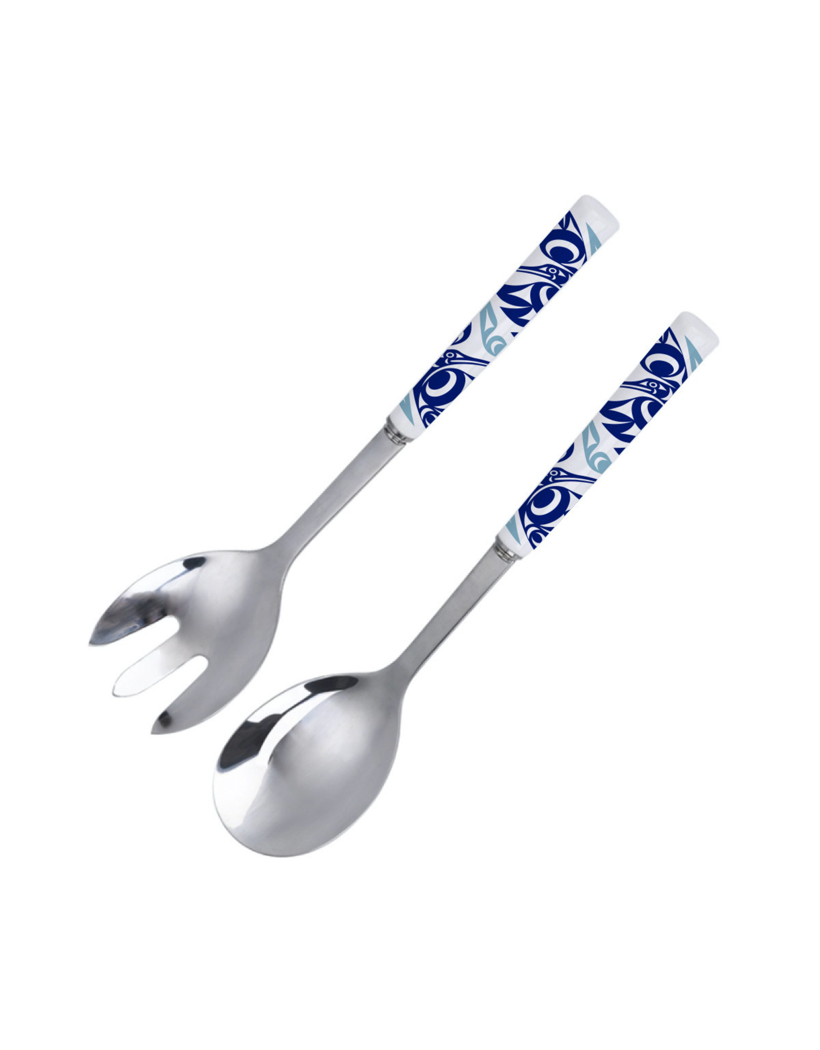 Salad Server Set Hummingbird by Maynard Johnny Jr. - SSS14