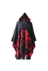 Hooded Fashion Wrap - Formline by Ernest Swanson - HWRAP13