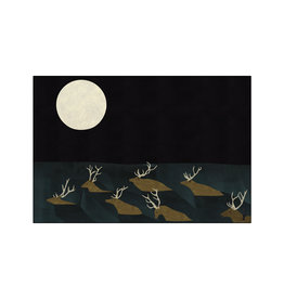 Carte postale Elk Crossing par Julie Flett