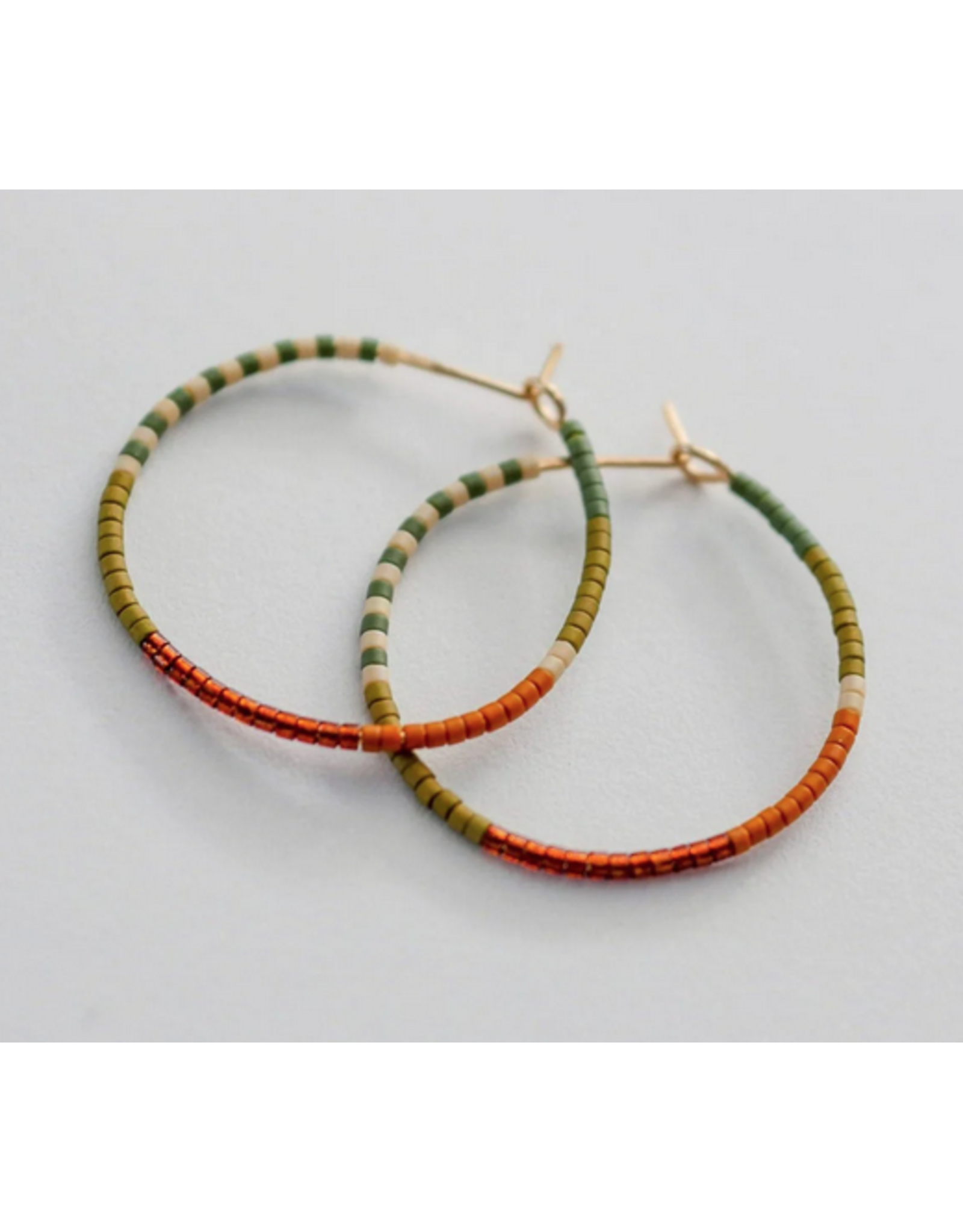 Sage & Copper Daldanea 1.25" Hoops - 04GHE17505