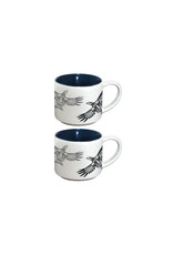 Ceramic Espresso Mugs (Soaring Eagle) - Set of 2 (CESMUGS14)
