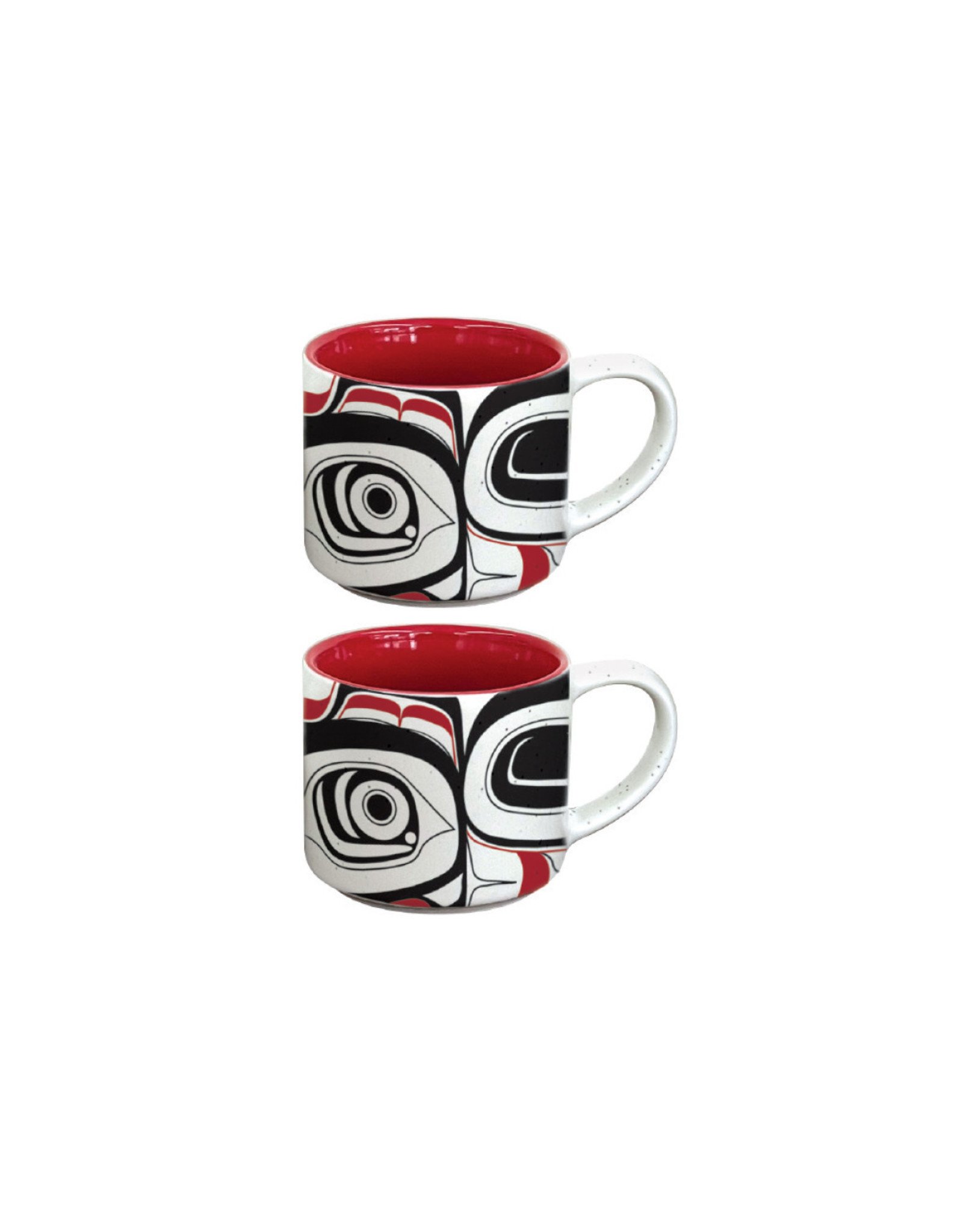 Ceramic Espresso Mugs (Matriarch Bear) - sets of 2 (CESMUGS17)