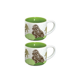 Ceramic Espresso Mugs (Sasquatch) - Set of 2