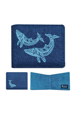 Crosshatch Wallet - Humpback Whale by Gordon White (CHW13)