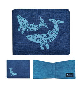 Crosshatch Wallet - Humpback Whale by Gordon White