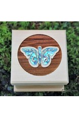 Medium Bentwood Box - Butterfly