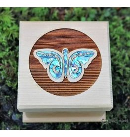 Medium Bentwood Box - Butterfly