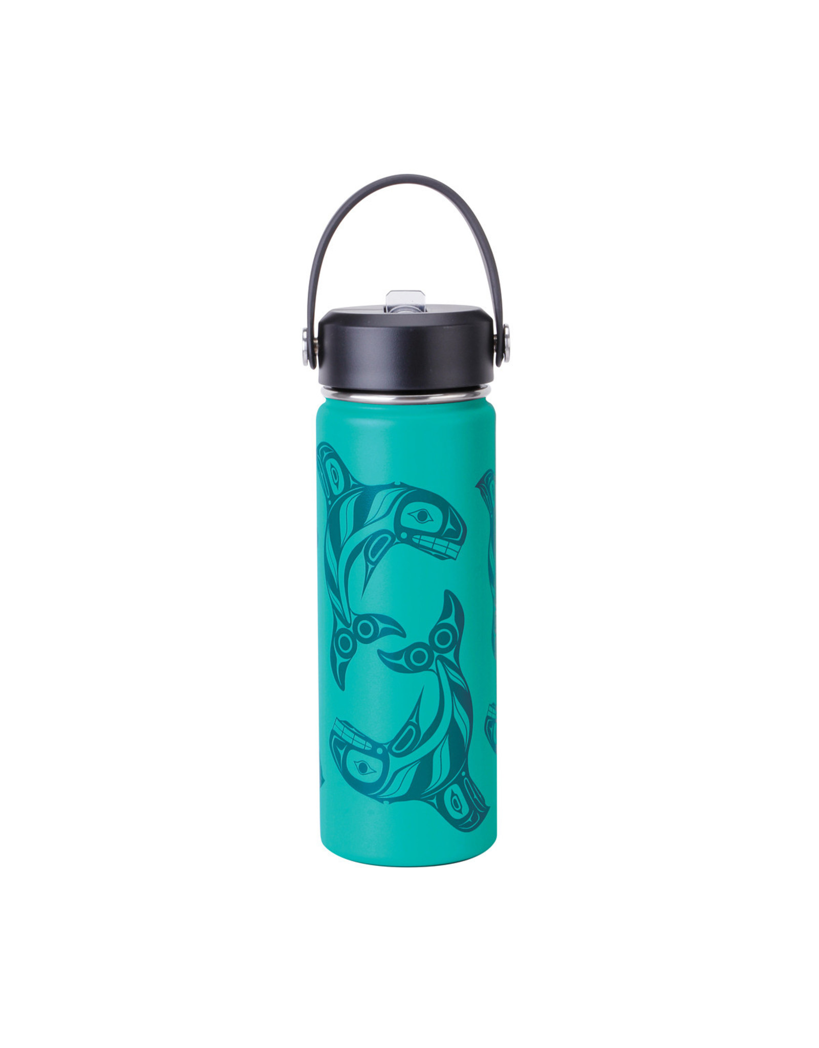 Wide Mouth Insulated Bottle Raven Fin Killer Whale (21 oz) - WBOT14