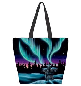 Sky Dance Inukshuk by Amy Keller Tote Bag