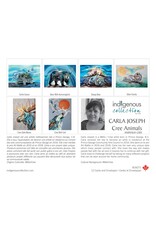 Boîte de 12 Cartes Cree Animals par Carla Joseph - Boîte 271
