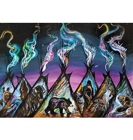 Seven Sacred Tipis par Carla Joseph Montée sur Passe-Partout